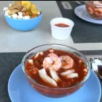 Ceviche de Camaron con Calamar