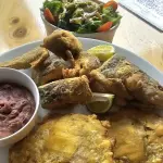 Trucha con patacón