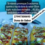 3 dogs duplo mais refri 2 litros