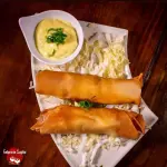 Harumaki frango cream cheese
