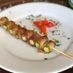 quiabo com bacon