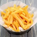 Porción de papas fritas