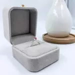 Anel Solitário Cereja