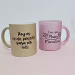 Mug mirellado mujer