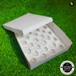 Caja blanca porta shot de 24cav