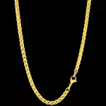 4mm Gold Wheat Chain