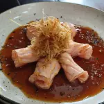 Sashimi Salmão Crispy Batata (5 un)
