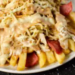 SALCHIPAPA POLLO ALEMAN