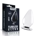 FLAWLESS CLEAR ANAL PLUG 4.5″