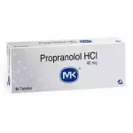 PROPRANOLOL 40MG CAJA X 30 TABLETAS