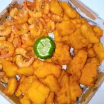 CAMARÃO CROCANTE+PESCADA (600 GM)