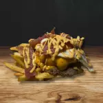 burga + papas
