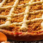 PIZZA DE FRANGO E QUEIJO