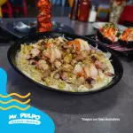 Pasta Alfredo con mariscos (530 grs)