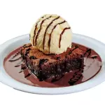 Brownie com sorvete