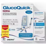 glucometro +50 tiras + 50 lancetas