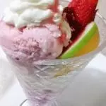 Porción de helado doble
