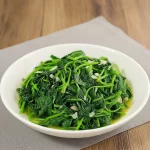 BERRO SALTEADO CON AJO 蒜蓉炒西洋菜