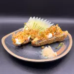 Temaki de Salmão Grelhado Empanado