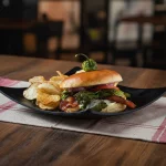BURGER BBQ RES O POLLO