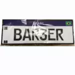 PLACA METAL BARBER