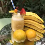 Jugo de Naranja y Banano