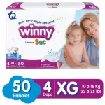 PAÑALES WINNY ETAPA 4 PAQUETE X 50