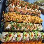 CHAROLA DE SUSHI (6 rollos)