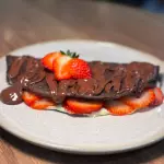 Crepioca de chocolate