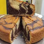 Torta marmoleada