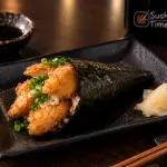 TEMAKI SALMÃO EMPANADO