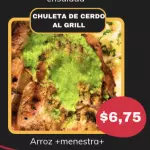 Chuleta de cerdo al grill