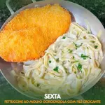 (Sexta feira) FETTUCCINE /GORGONZOLA