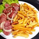 Calabresa com Batata Frita