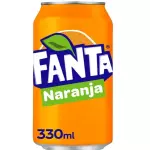 Fanta Naranja lata 330ml.