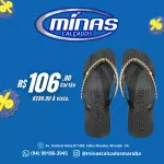 Chinelo Preto RF:PJ7592