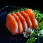 Sashimi de salmao 6un