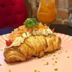 Croissant Sour cream e Salmão Def.