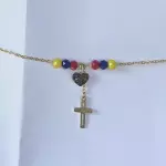 Collar corazón cruz