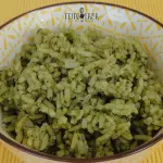 Arroz de espinafre