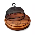 -1325-PORTA QUEIJO ENVERNIZADO$87.10