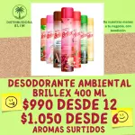 DESODORANTE AMBIENTAL BRILLEX 400 ML