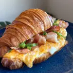 Croissant Ovos e Bacon