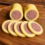Queijo provolone recheado com lombo