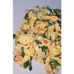 Huevo a la mexicana con espinaca