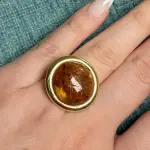 Anillo redondo Ámbar