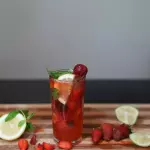 Ice Strawberry mojito