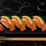 Nigiri de Salmón y Paltax4