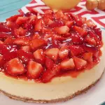 Chescake de Rompoe y Fresa