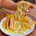 Burger cheese